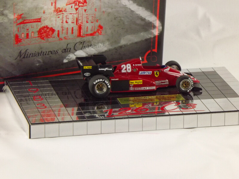 HECO MINIATURES DU CHATEAU MDC126C3 FERRARI 126 C3 GP. ALLEMAGNE R.ARNOUX 1983 # 28