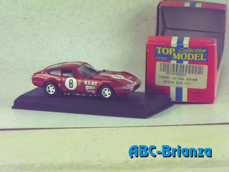 TOP MODEL TMC 002 FERRARI 365 GTB4 DAYTONA WATKINS GLEN 1973 + FIRMA DI MIGAULT