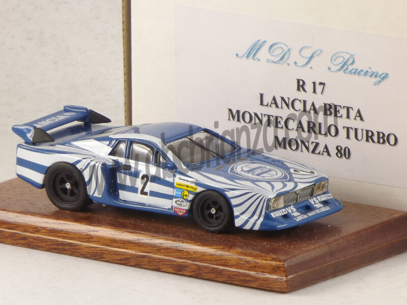 MDS R17 LANCIA BETA MONTECARLO TURBO MONZA 1980 UFFICIALE