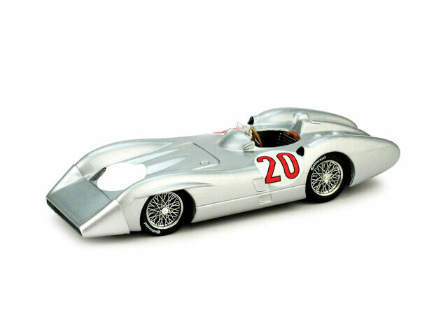 BRUMM BMR281B MERCEDES W196C STIRLING MOSS  # 20 TEST MONZA MUSETTO AERODINAMICO