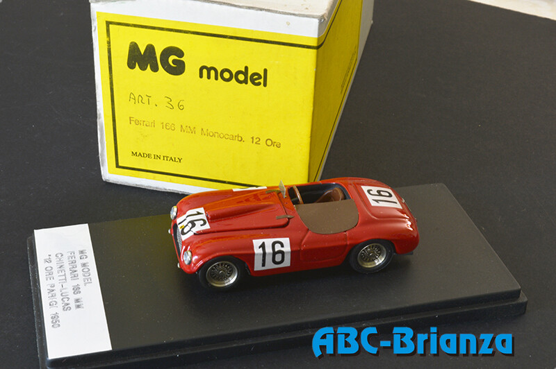 MG MODEL MGM036 FERRARI 166 MM MONOCARB.12 ORE