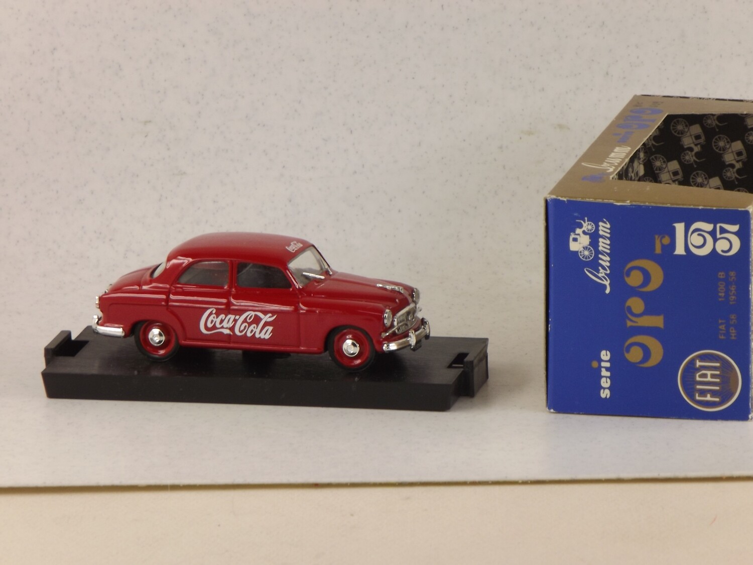 MINICAR MICV09 FIAT 1400B COCA COLA 1956 RED