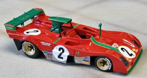 MARSH MODEL MSHKMM282-2 Ferrari 312PB  Pace/Merzario Nurburgring 2nd 1973 # 2