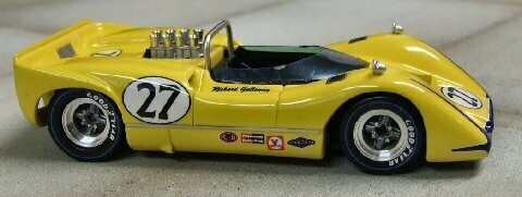 MARSH MODEL  MSHK278-27 McLaren M6B R.Galloway Mont Tremblant rtd 1969 #27