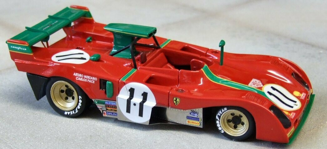 MARSH MODEL MSHKMM282-11 Ferrari 312PB Pace/Merzario Watkins Glen 3rd 1973 # 11