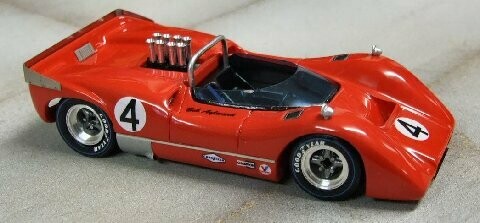 MARSH MODEL  MSHK278-4 McLaren M6B R. Aylward URSCC Road America 2nd 1969 #4