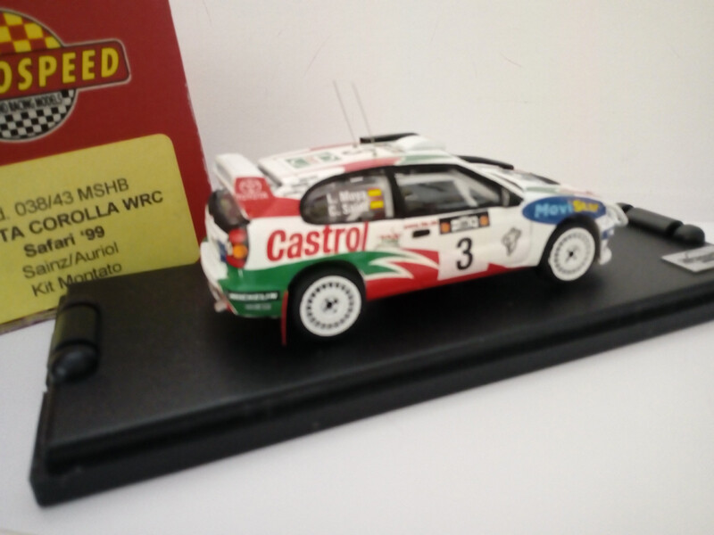 MICROSPEED MSPM038-43 TOYOTA COROLLA WRC SAFARI 1999 SAINZ-AURIOL #3