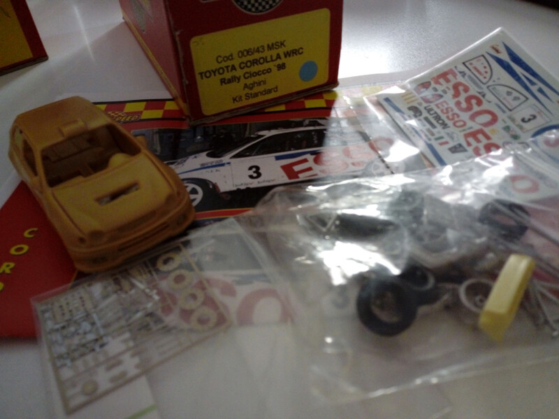 MICROSPEED MSPK006-43 TOYOTA COROLLA WRC RALLY CIOCCO 1989 AGHINI