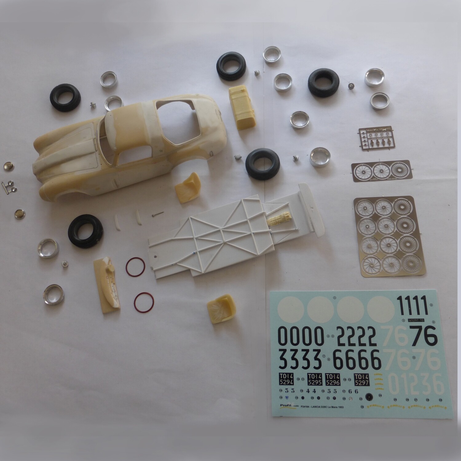 PROFIL 24 PRFK24104 Lancia D20 Le Mans 1953 n° 30/31/32/63 & Targa Florio 1953 n°76