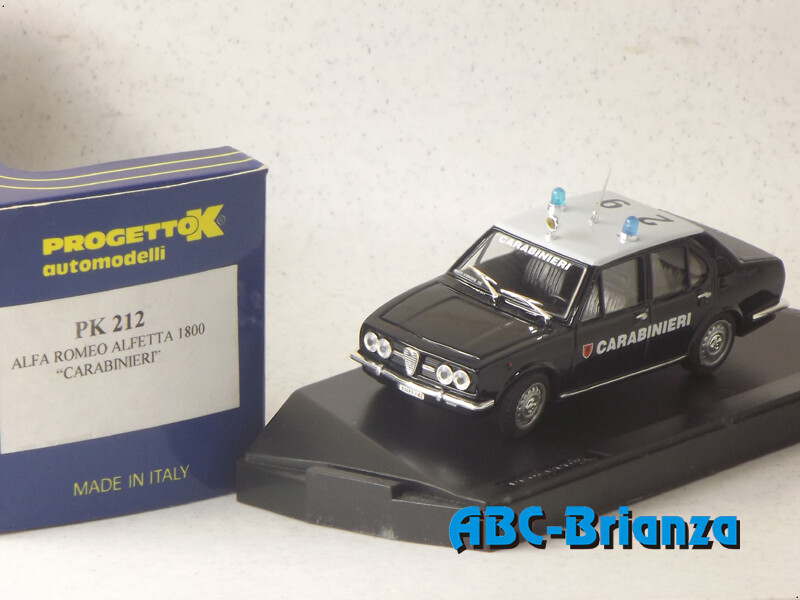PROGETTO K PK0212 ALFA ROMEO ALFETTA 1800 CARABINIERI