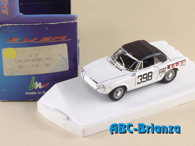 PROGETTO K PKEX0025 - FIAT 124 SPYDER 1400 SCOTTI FIAT 1968