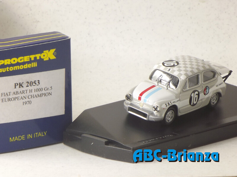 PROGETTO K PK02053 FIAT ARBARTH 1000 GR5 EUROPEAN CHAMPIONS 1970