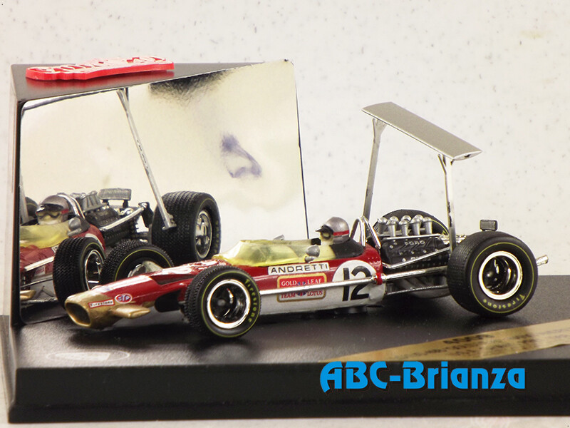 QUARTZO QUZ4009 LOTUS 49B ''GOLD LEAF'' MARIO ANDRETTI U.S.A. GRAND PRIX 1968