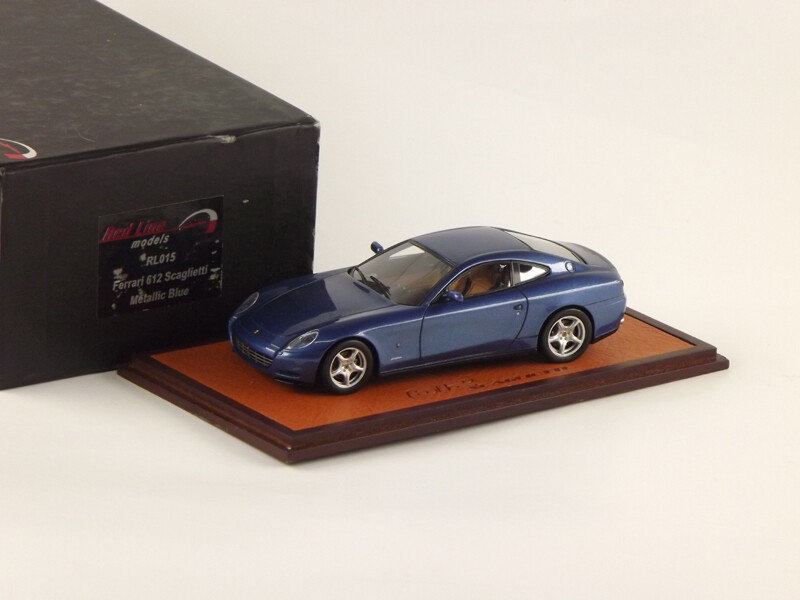 RED LINE RL015 FERRARI 612 SCGLIETTI METALLIC BLUE