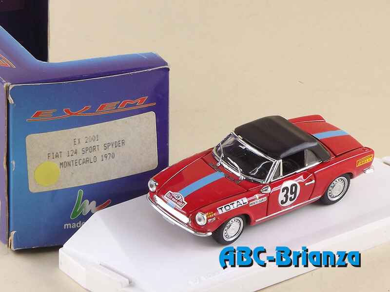 PROGETTO K PKEX2001 - FIAT 124 SPORT SPYDER MONTECARLO 1970