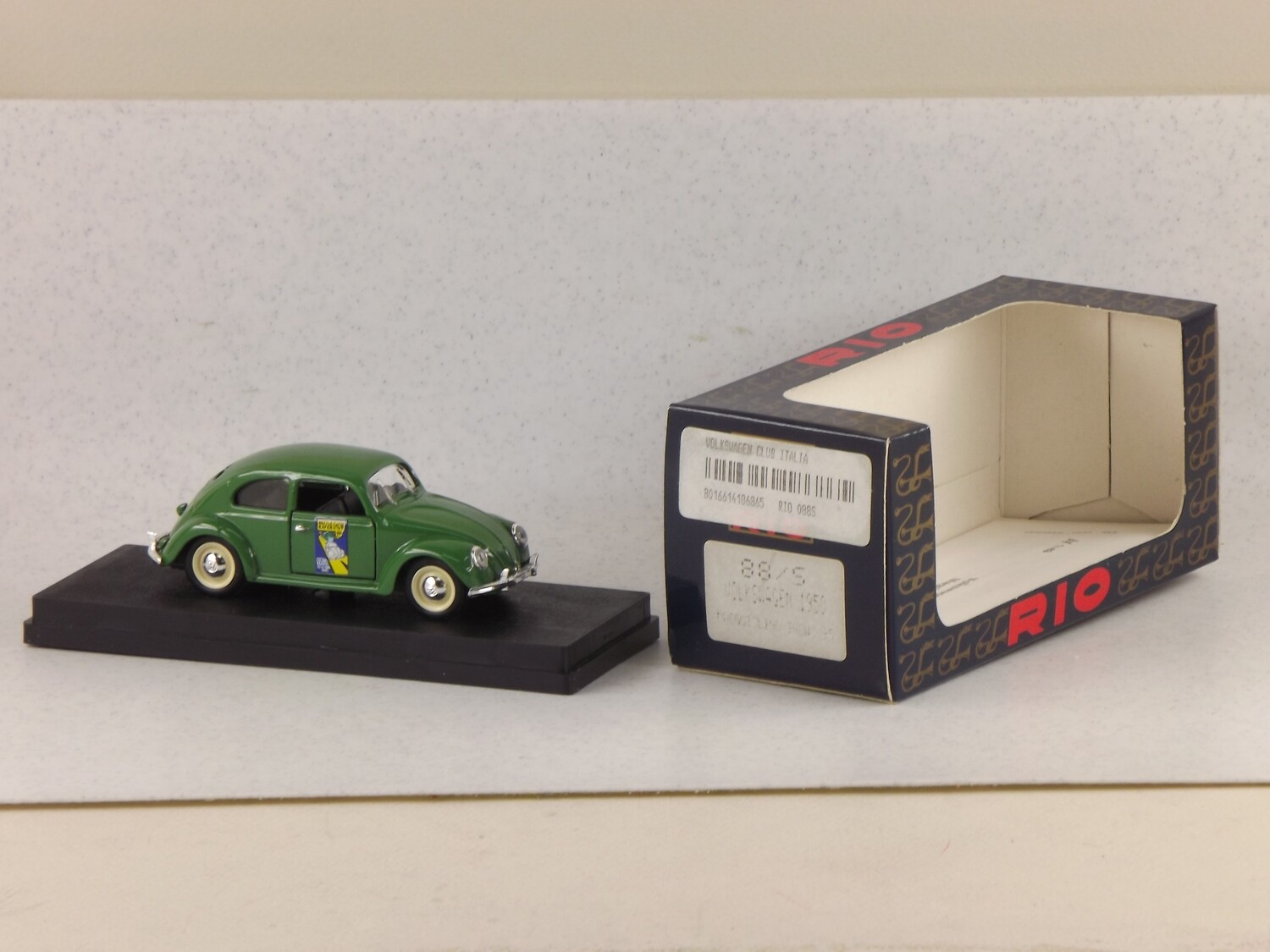 RIO MODEL RIO088S VOLKSWAGEN 1950 MAGGIOLINO "BEETLE KAFER SHOW '95"