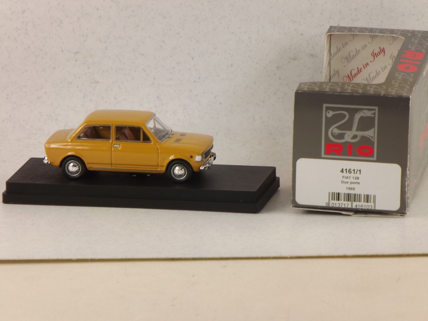RIO MODEL RIO4161/1 FIAT 128 Due Porte 1969 - Giallo Positano