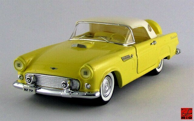 RIO MODEL RIO4328 FORD THUNDERBIRD – Hard-top 1956 – Giallo/Yellow