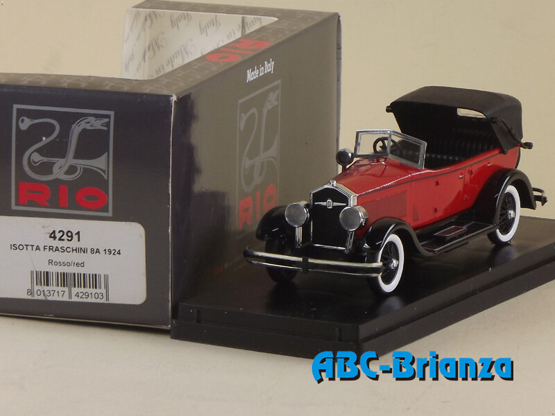 RIO MODEL RIO4291 ISOTTA FRANCESCHINI 8A 1924 ROSSO/RED