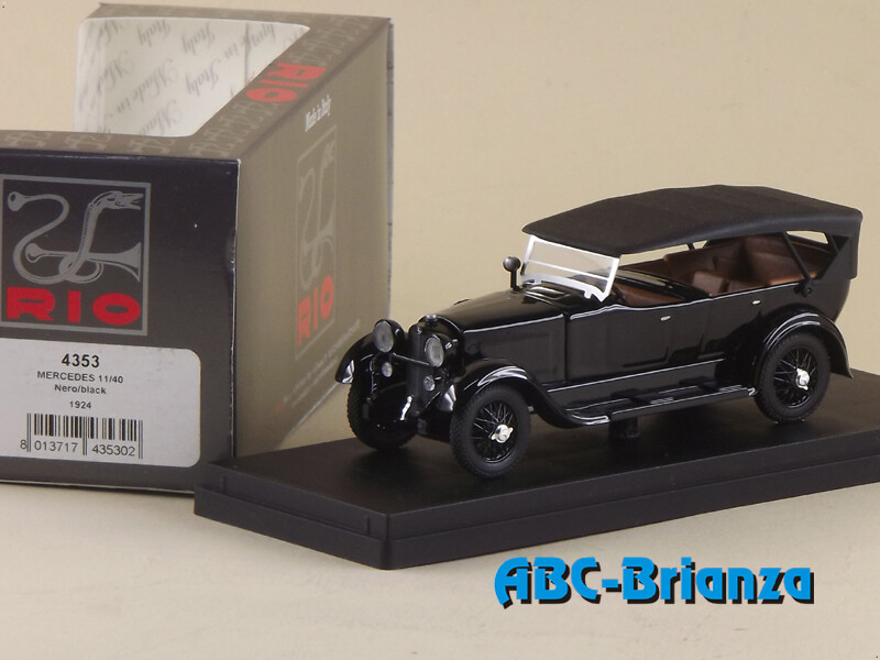 RIO MODEL RIO4353 MERCEDES 11/40 NERO/BLACK 1924