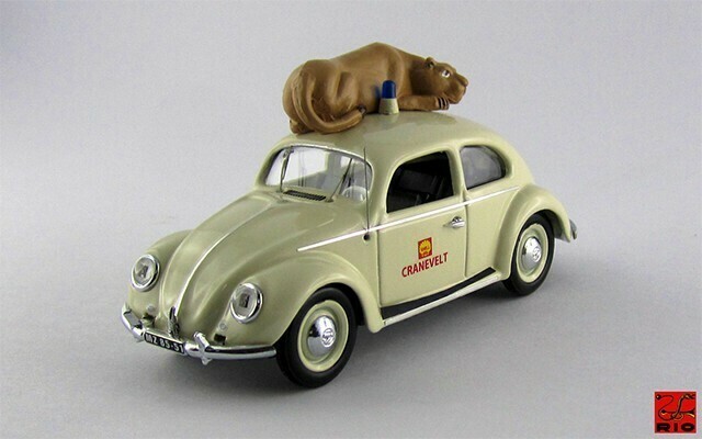 RIO MODEL RIO4412P VOLKSWAGEN - Zoo di Arnhem 1965 + Lion