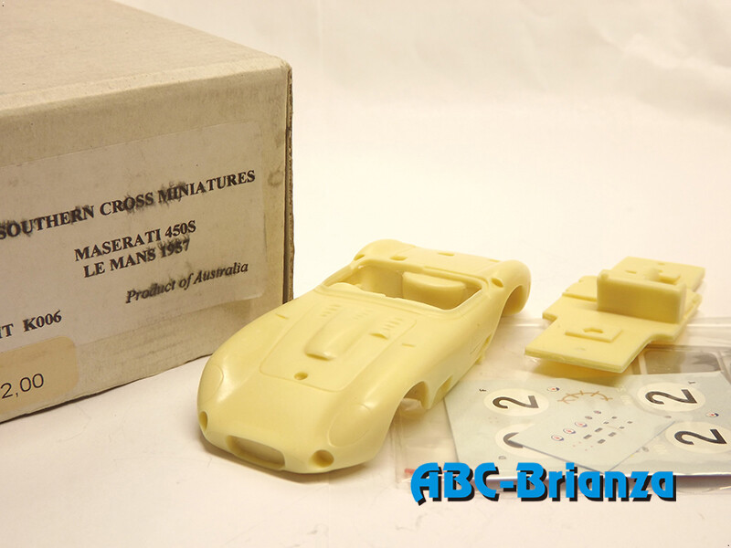 SOUTHERN CROSS MINIATURES  -SCRK006  MASERATI 450S LE MANS 1957