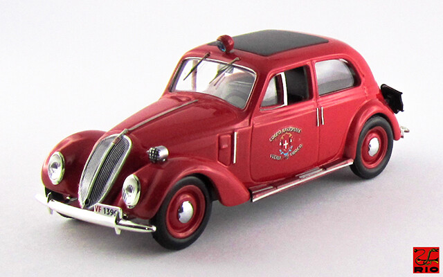 RIO MODEL RIO4512 FIAT 1500 6c - Vigili del Fuoco 1948 - Rosso/Red