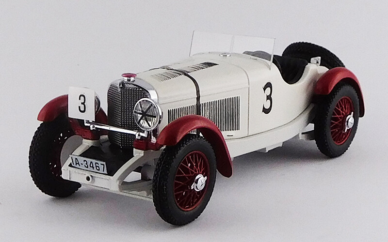 RIO MODEL RIO4552 MERCEDES BENZ SSK - Irish GP Eireann Cup 1930 - R. Caracciola #3 WINNER