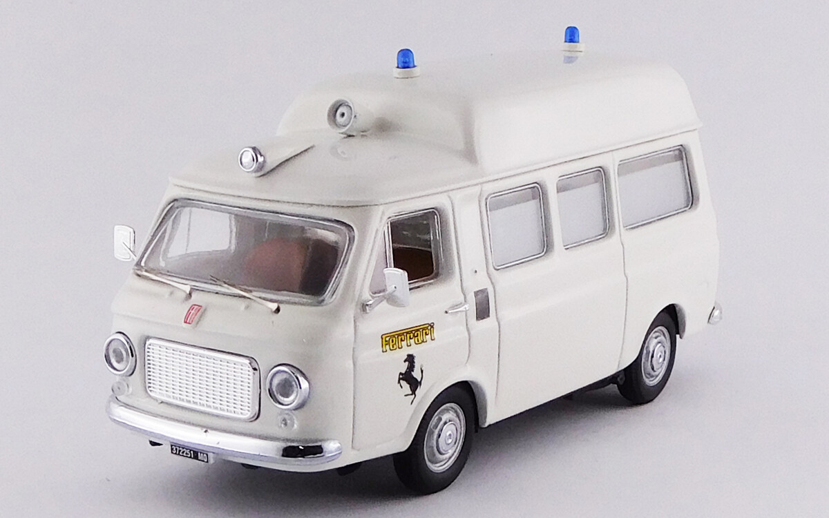 RIO MODEL RIO4555 FIAT 238 TETTO ALTO - Ambulanza Ferrari Fiorano 1972