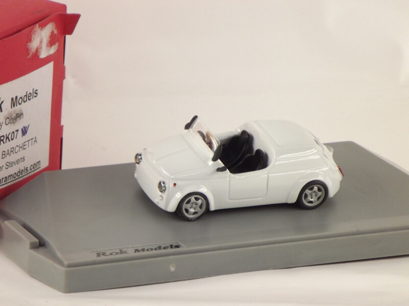 CARPIN ROK07W FIAT 500 BARCHETTA PETER STEVENS WHITE