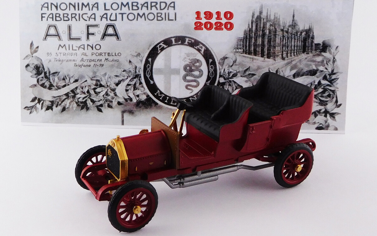 RIO MODEL RIO4626 ALFA ROMEO 24 HP TORPEDO - 1910 - 110° Anniversary Alfa Romeo 1910-2020 - Limited Edition 11