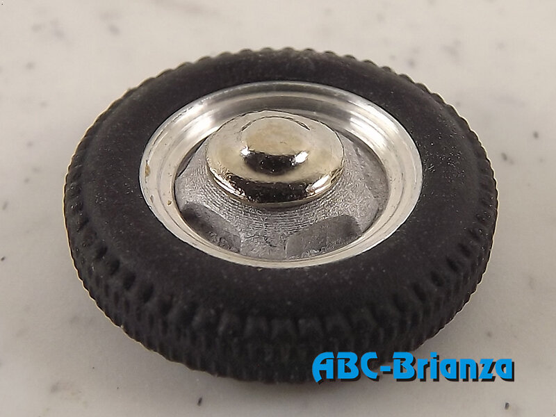 ABC ACCESSORI-SPARE PARTS  SETRCE085 SET 4 RUOTE IN LEGA A 5 RAZZE ANNI 1960- 10SB+CE309+P03+CE55