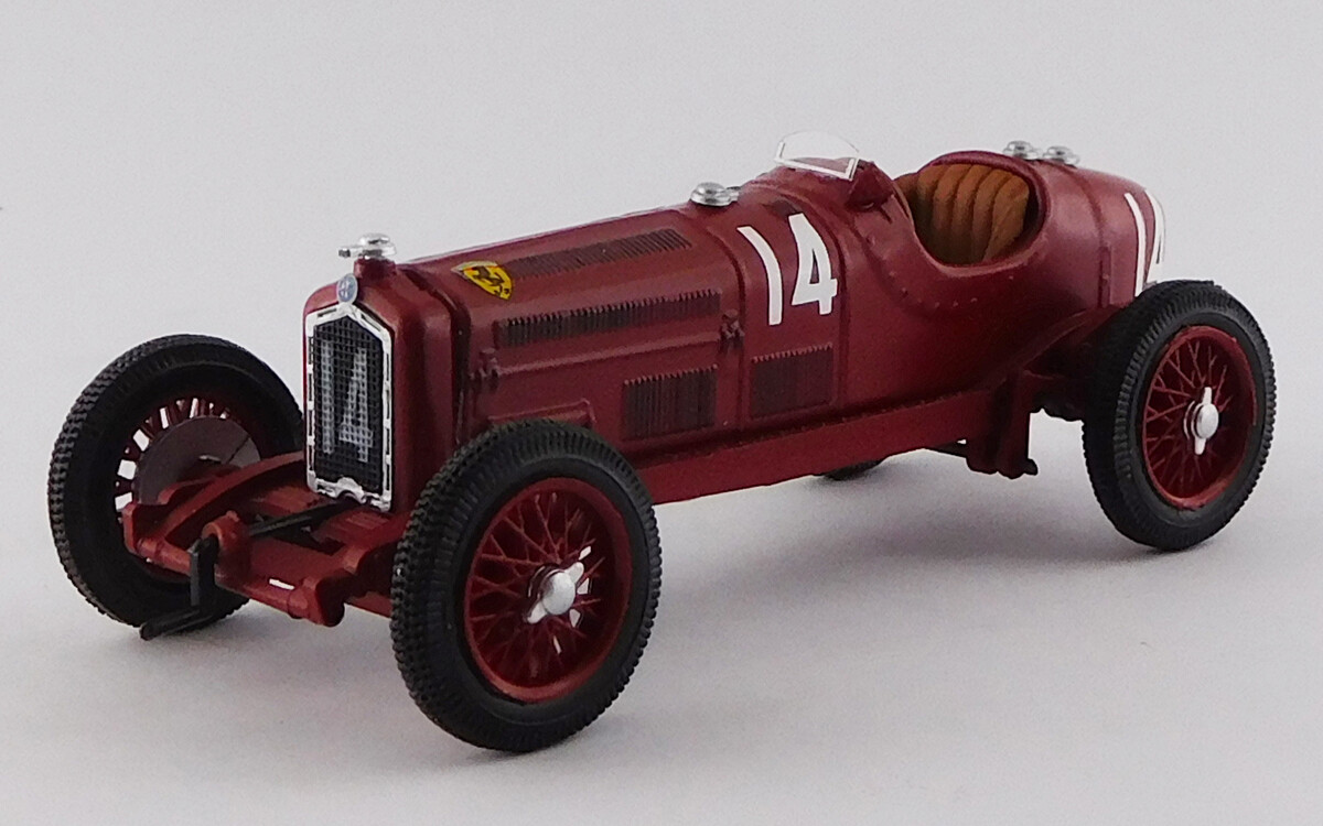 RIO MODEL RIO4638 ALFA ROMEO P3 TIPO B Gran Premio di Pau 1935 Tazio Nuvolari #14 Winner