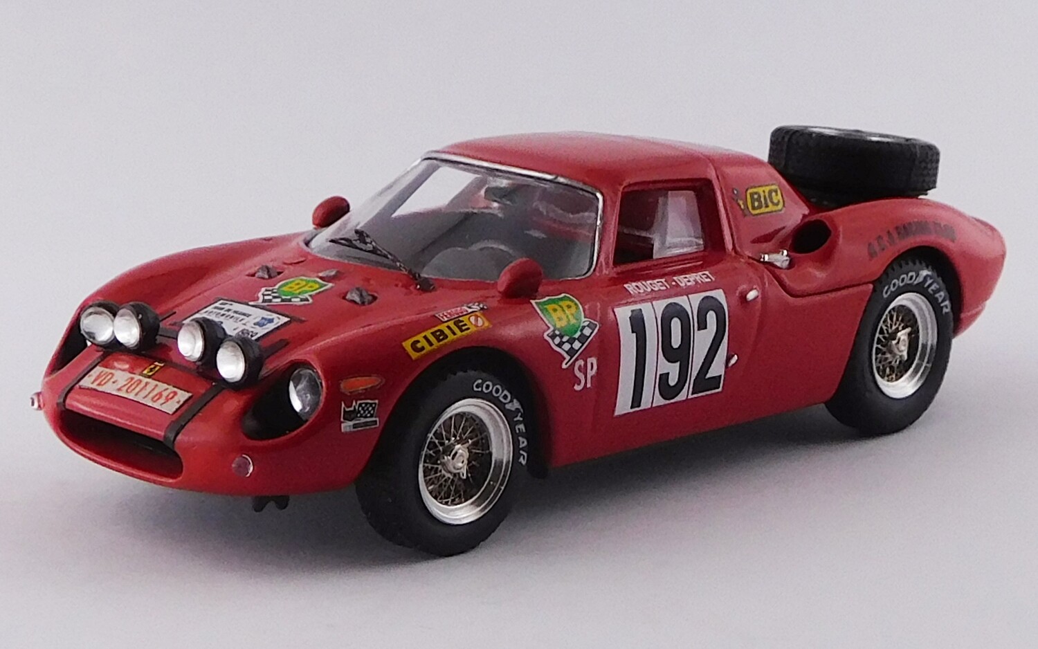 BEST9023-2 FERRARI 250 LM  Tour de France 1969 Rouget-Depret #192