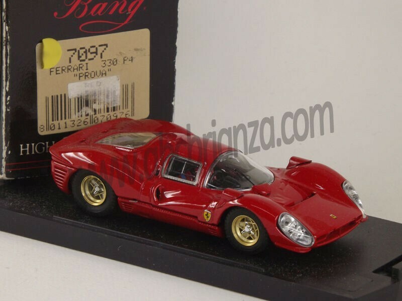 BANG 7097 FERRARI 330 P4 PROVA RED