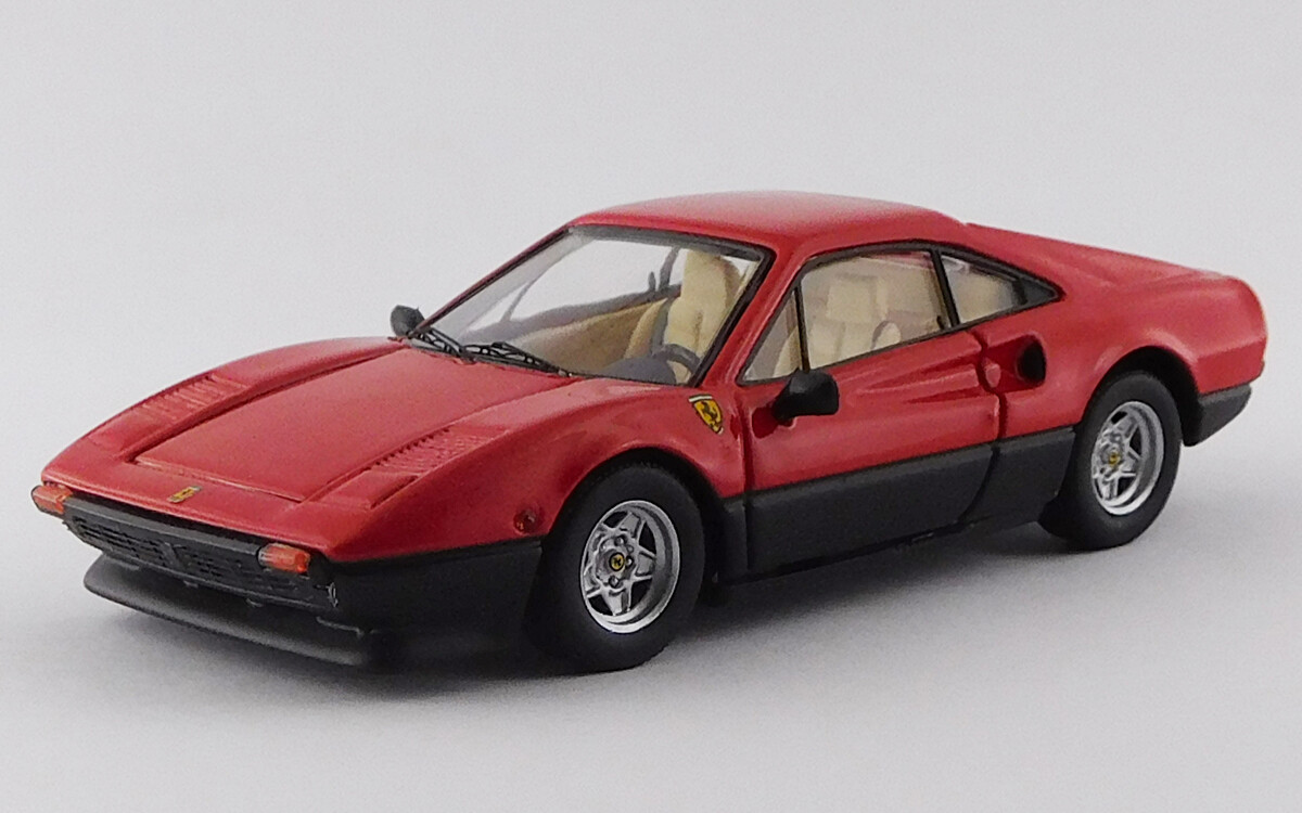BEST9809 FERRARI 308 GTB  1977  Red-Black