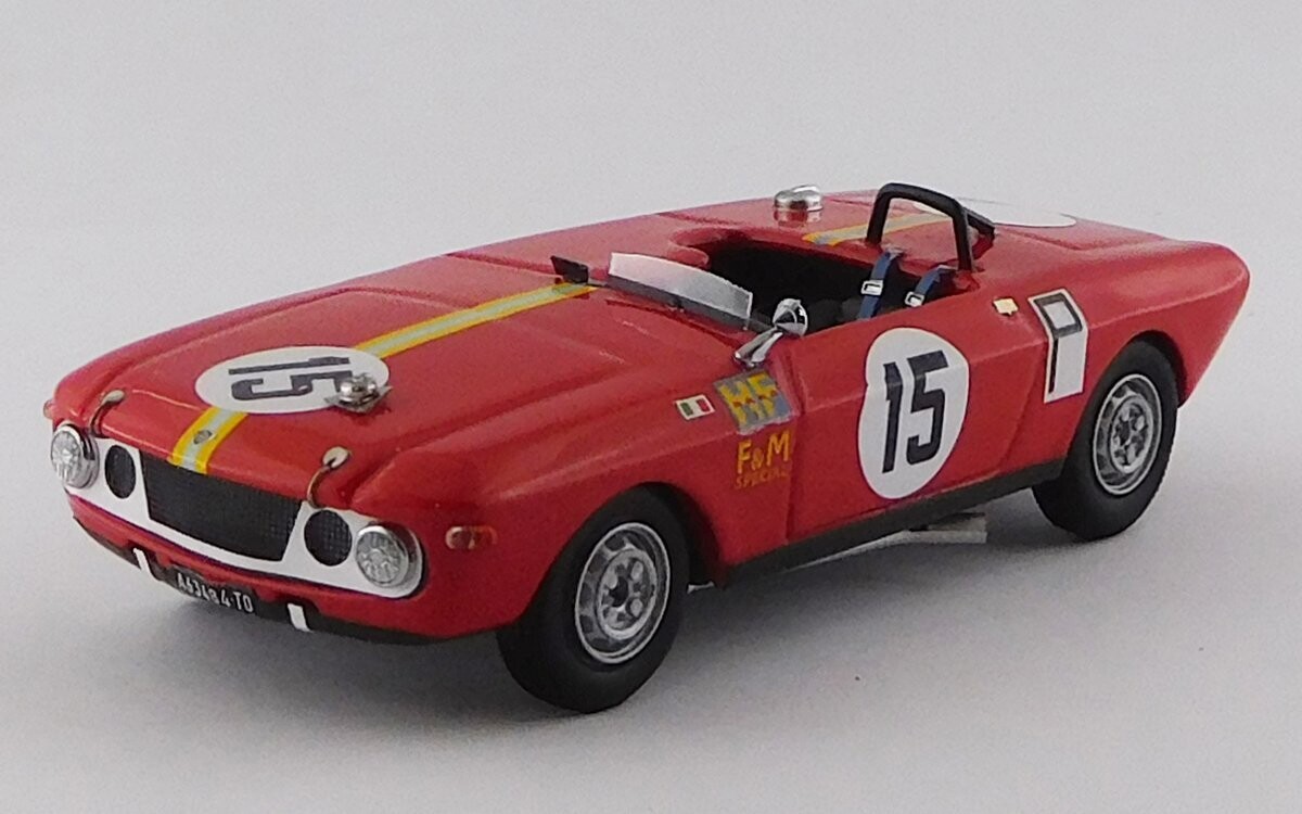 BEST9813 LANCIA FULVIA F&M - G.P. Mugello 1969 - Sandro Munari - #15 - Resin