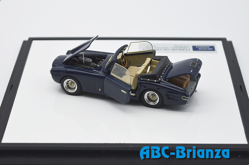 ALFA MODEL 43 AM43AM01B FERRARI 340 AMERICA CABRIOLET VIGNALE 1952 BLUE OPEN