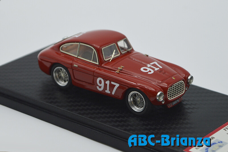 ALFA MODEL  AM43F160  Ferrari 166 MM Berlinetta Zagato #0046M Coppa della Toscana 1953 #917 – Luigi Bosisio BACK