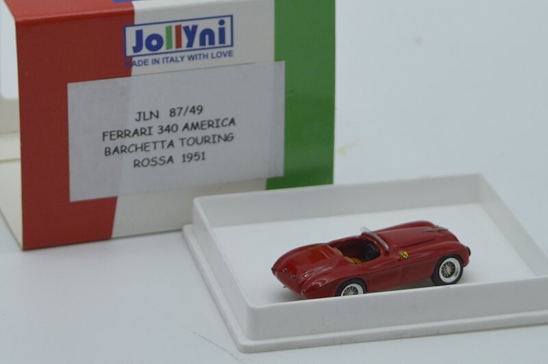 JOLLY MODEL  JL87049 FERRARI 340 AMERICA  BARCHETTA TOURING 1951 RED