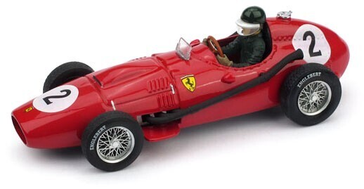 BRUMM BMR068-CH FERRARI D246 GP GRAN BRETAGNA 1958 2nd Mike Hawthorn (GB) #2 +DRIVER