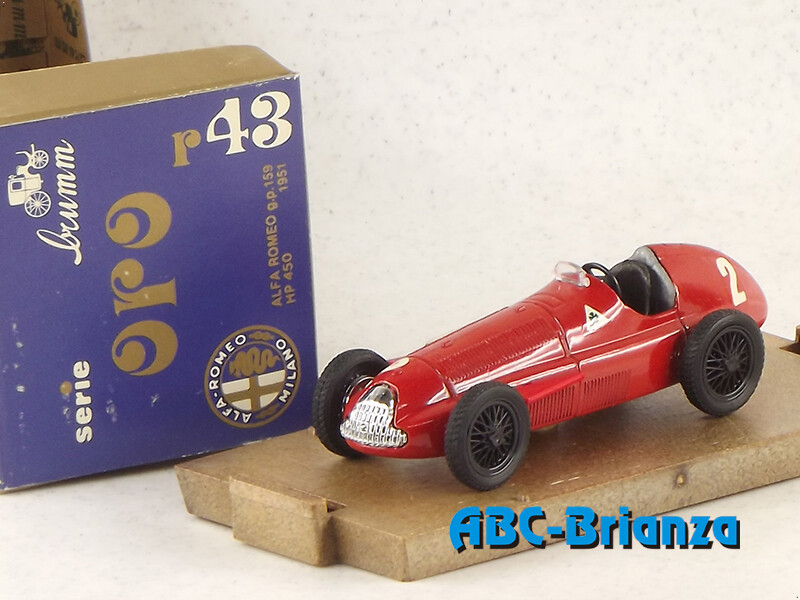 BRUMM BMR043 ALFA ROMEO 159 G.P. BELGIO 1951