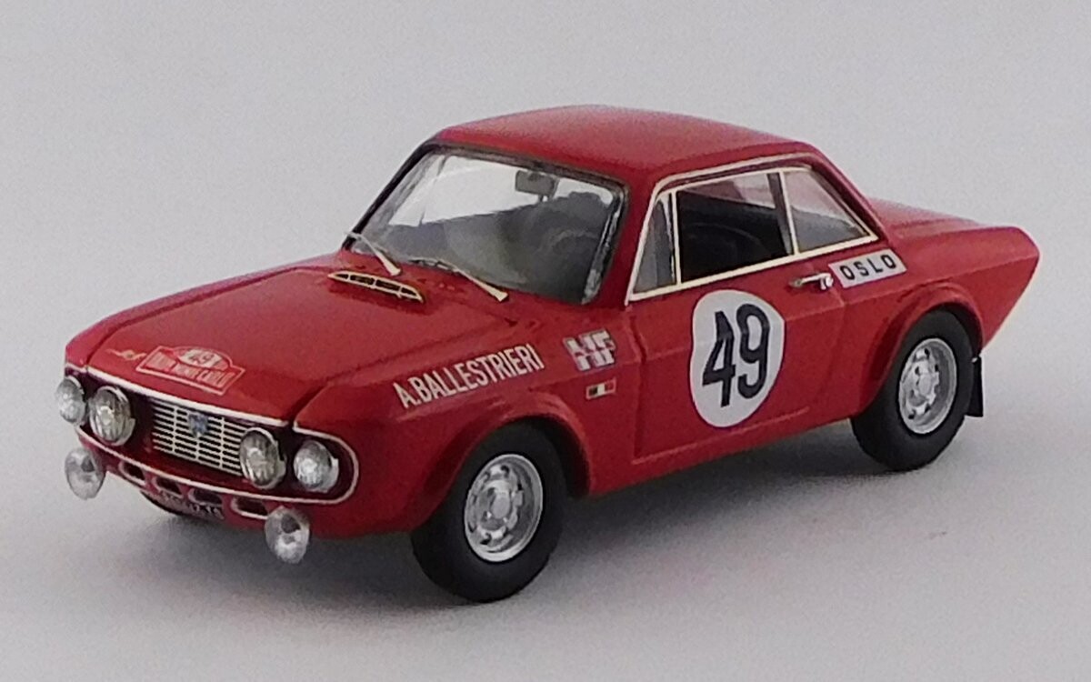 BEST9816 LANCIA FULVIA 1.6 COUPE' HF - Rallye Monte-Carlo 1970 - Ballestrieri - Audetto #49 - 6°