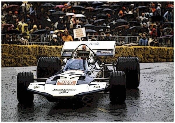 TAMEO THIS WAY UP TWU071	SURTEES FORD TS9 G.P. MONACO 1971 Rolf Stommelen