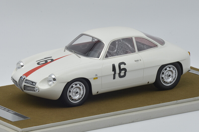 TECNOMODEL TM18-042F ALFA ROMEO GIULIETTA SZ 1960 MONZA COPPA INTEREUROPA #16 KIM