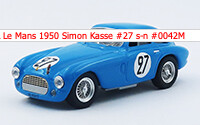 ART MODEL ART016-2	FERRARI 166 MM BERLINETTA Le Mans 1950 Simon Kasse #27 s-n #0042M