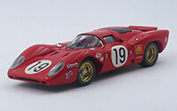 BEST9152-2 FERRARI 312P COUPE'  24h Le Mans 1969 Amon- Schetty #19