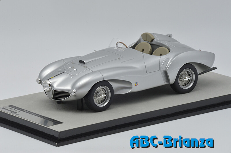TECNOMODEL TM18-209B Ferrari 166 MM Abarth Metallic Silver Press Version 1953