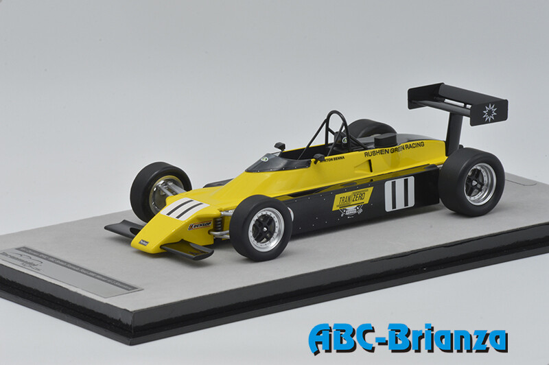 TECNOMODEL TM18-263A Van Diemen RF82 1982 British Formula Ford 2000 Winner rd 3 Silverstone Driver Ayrton Senna