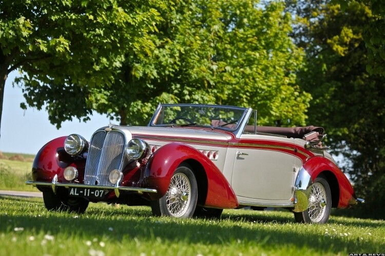 EVRAT241 DELAHAYE 135M CABRIOLET CHAPRON OUVERT SN 60139